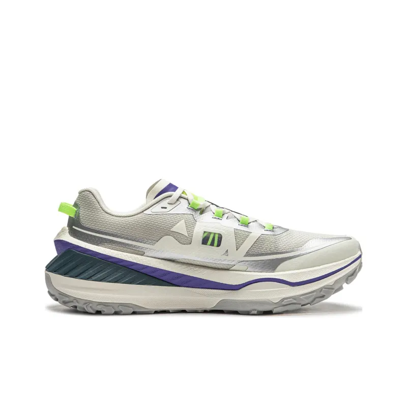 LiNing Dilu Cushioning Anti Slip And Wear Resistant Low Top Running Shoes Men's Silver Gray-1