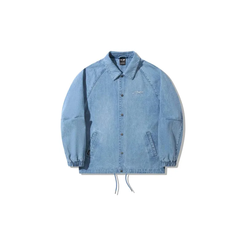 LiNing Denim Jacket Men's Light Blue Denim-1
