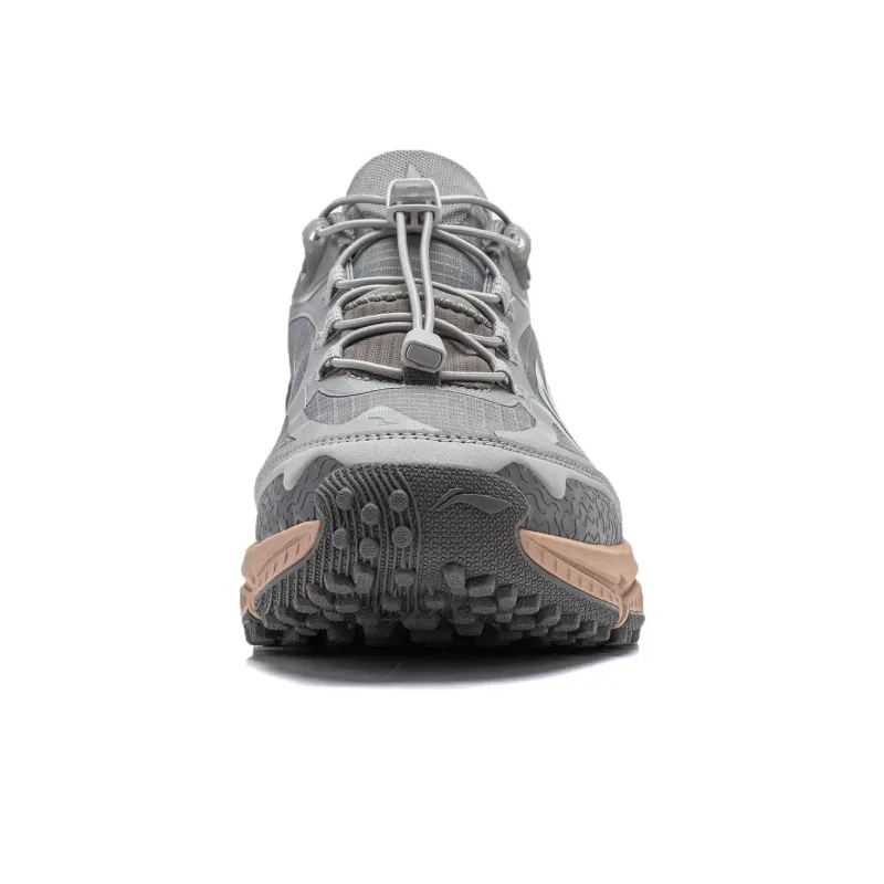 LiNing Yijie Lite V2 Slip Resistant Low Top Running Shoes Men's Gray-4