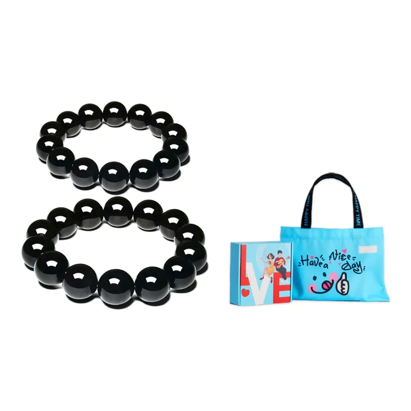 MISS TOOYA Obsidian Bracelets Unisex-25