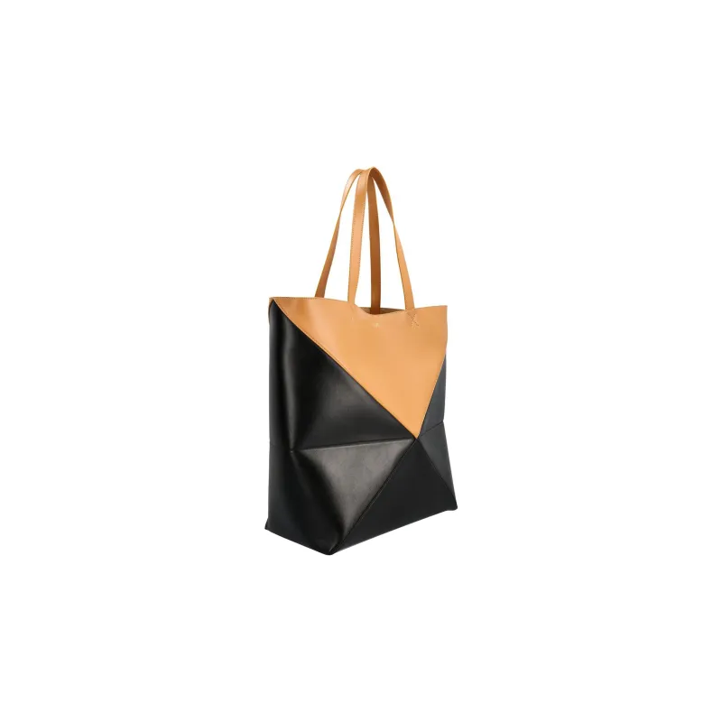 LOEWE Calfskin One Shoulder Handbags Regular Men's Earth Yellow/Black-1