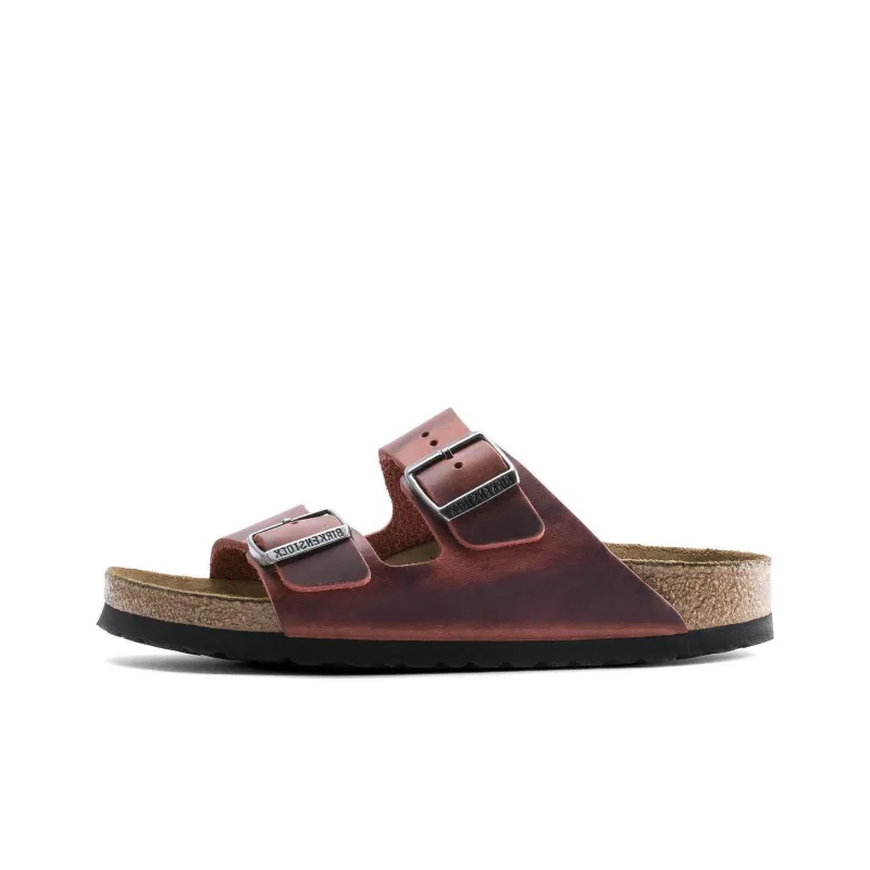 Birkenstock Arizona Soft Footbed EVA Abrasion-Resistant Slide Slippers Unisex Earth Red-0