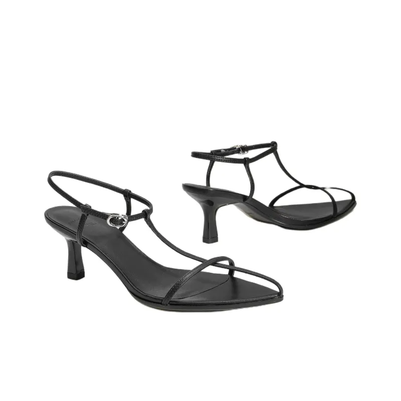 FELIZ ISA Calm Strap Sandals Women's Black-1