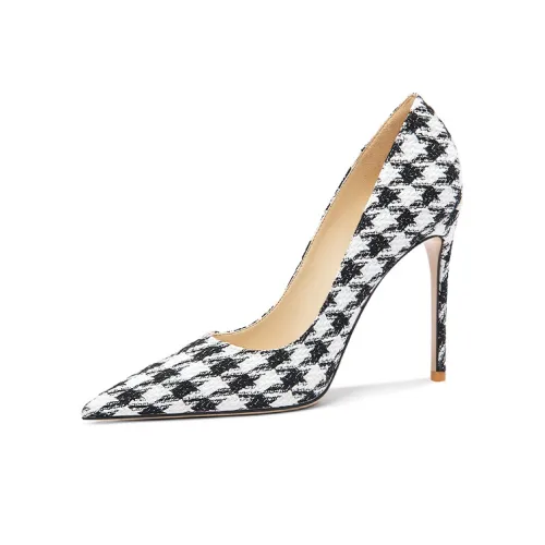 Lily Wei High Heels Women's Houndstooth