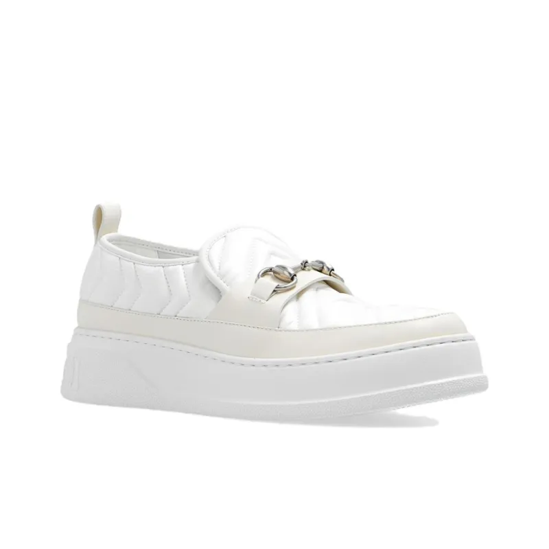 GUCCI Stylish Skateboarding Shoes Women's White-2