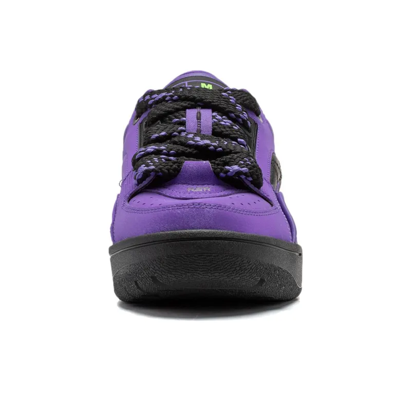 LiNing RSR 101 XXL Cushioning Anti Slip And Wear Resistant Low Top Basketball Shoes Unisex Black Purple-4