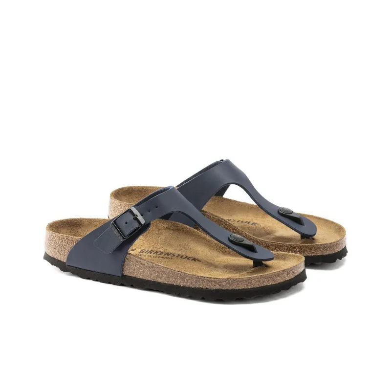 Birkenstock Gizeh Slip Resistant Flip Flops Unisex Blue Regular-3