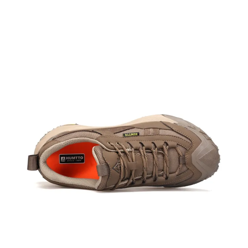 HUMTTO Low Top Outdoor Shoes Men's Light Brown-2