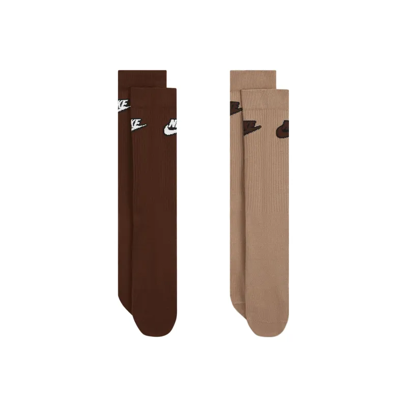 Nike Knee-High Socks Unisex Brown-1