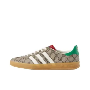 Adidas Originals x GUCCI GAZELLE Stylish Skateboarding Shoes Men's Ebony