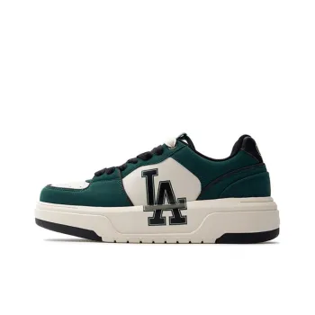 MLB Chunky Liner Anti Slip And Wear Resistant Breathable Low Top Skateboard Shoes Unisex Dark Green