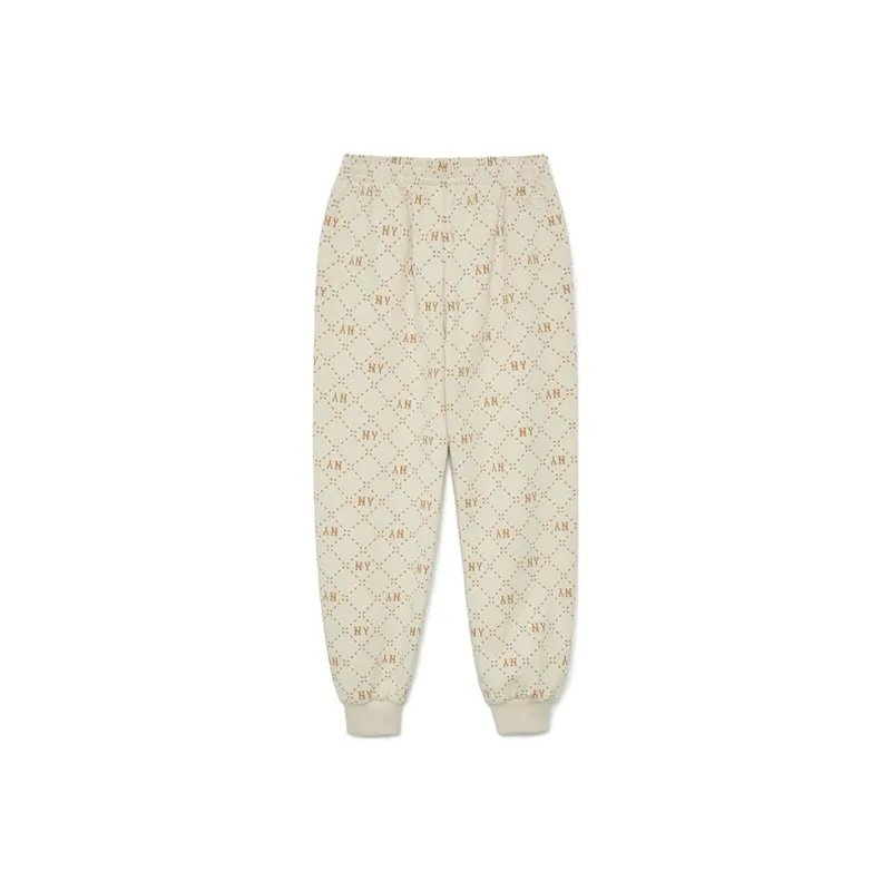 MLB Casual Pants Unisex Dark Cream-1