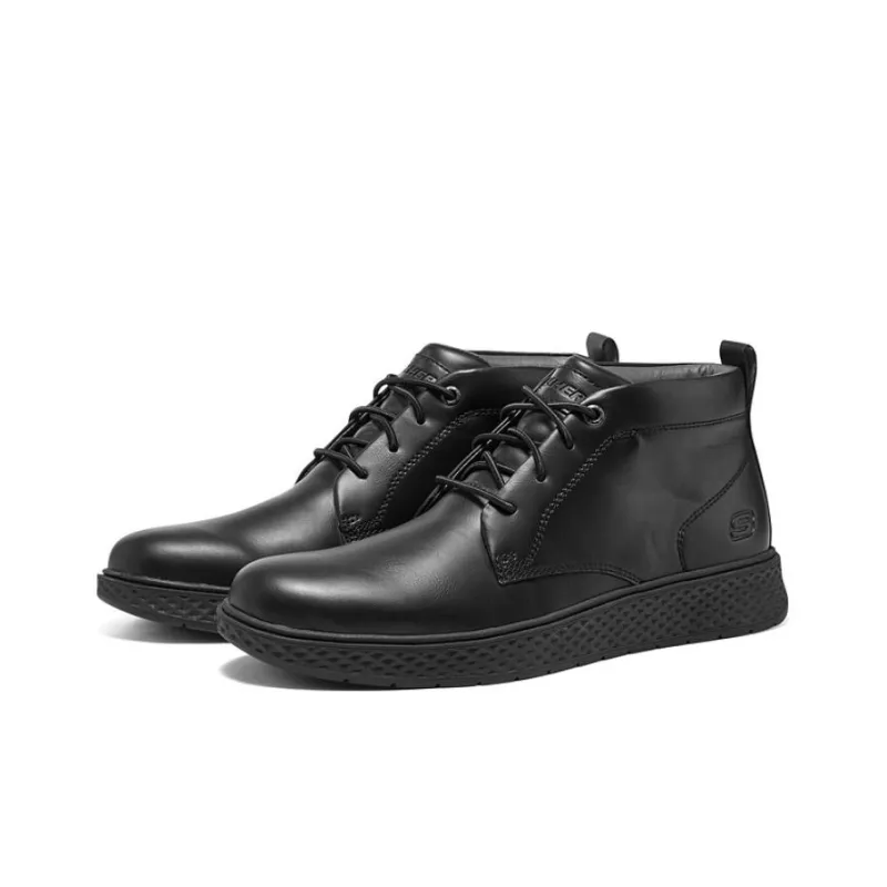 Skechers BURKETT Men's Casual Shoes Men's Black-2