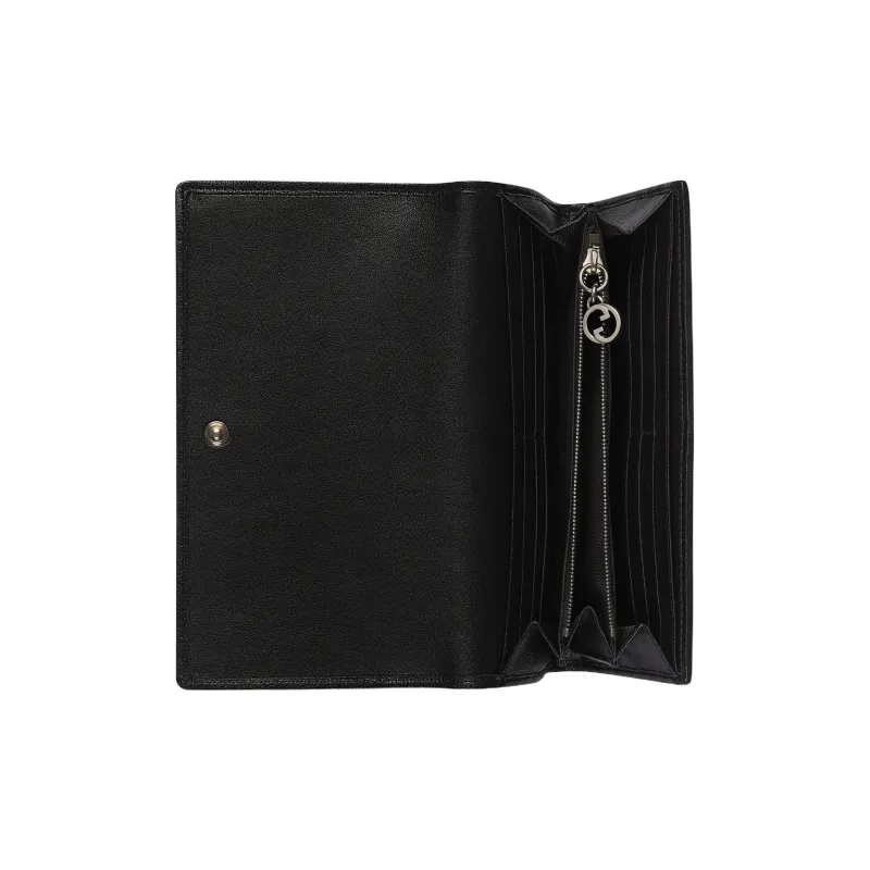 GUCCI Blondie Leather Wallet Women's Black-3