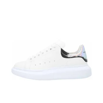 Alexander McQueen Oversized Sneakers 'White Black Silver'