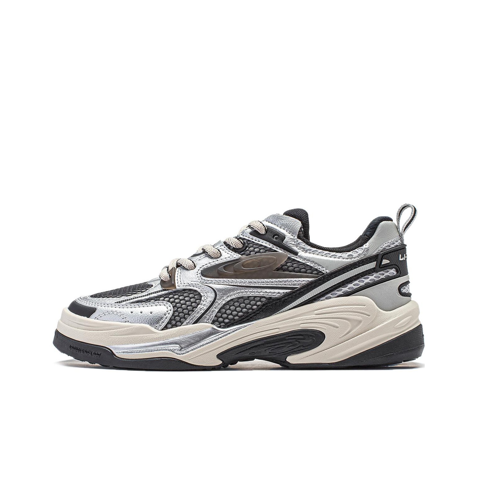 LINING Shining Star 2 Casual Shoes Women's Low-Top Silver LINING Shining Star 2 Casual Shoes Women's Low-Top Silver