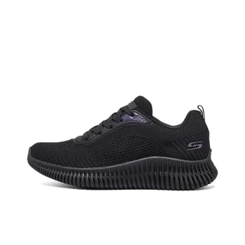 Skechers Bob's Anti Slip Wear Resistant Low Top Casual Running Shoes Women's Black