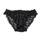 Black Bowknot Print
