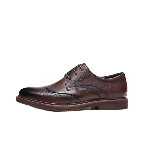 CAMEL Dress Shoes Men Low-Top