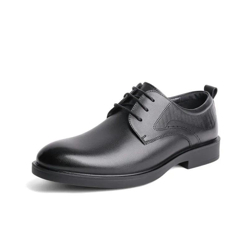 Senda Dress Shoes Men Low Top Black/Brown-1