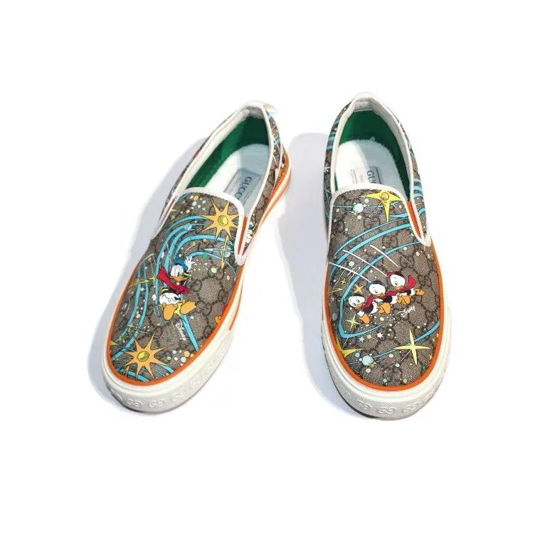 GUCCI Disney X GUCCI Tennis 1977 Slip On 'Donald Duck'-3