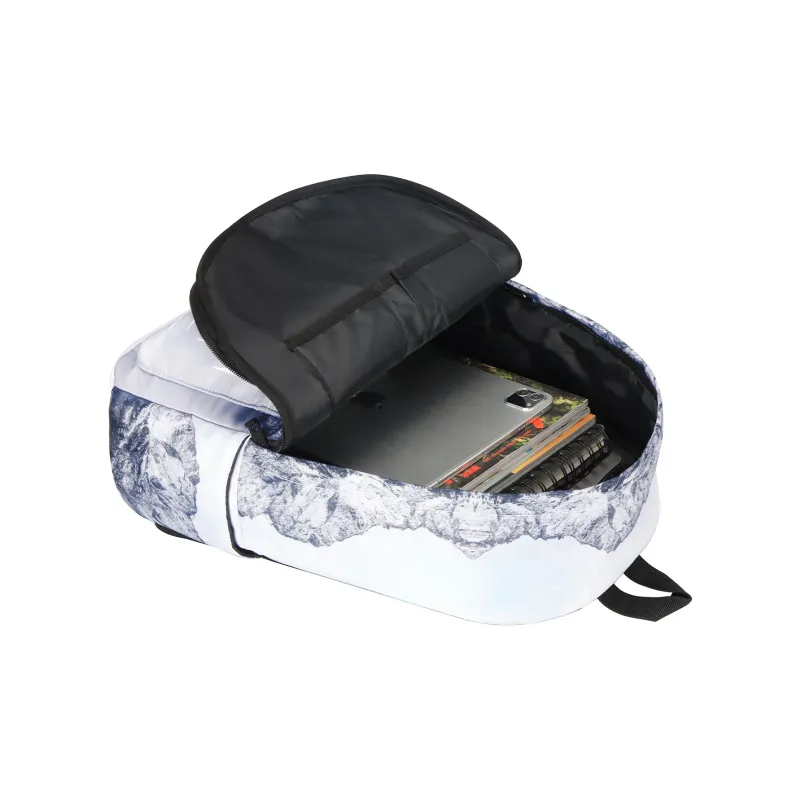 ONRF X SOUNDBYTE Collaboration Polyester Backpack Laptop Bags Unisex Gray-2