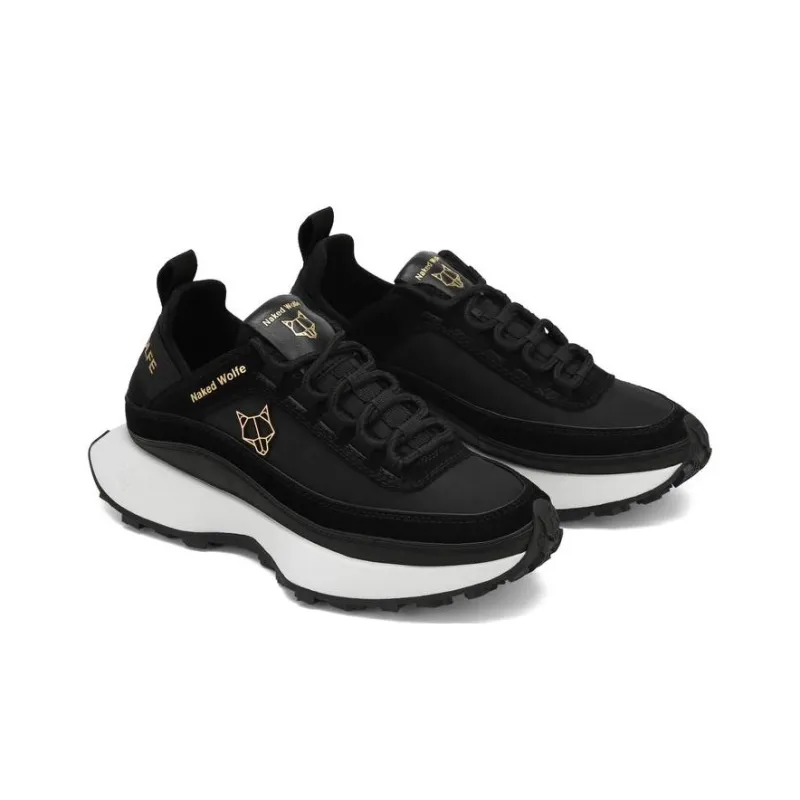 Naked Wolfe Petal Abrasion Resistant Low Top Casual Shoes Women's Black-1