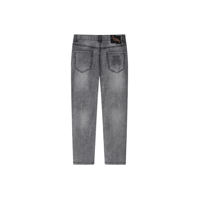 DAVID NAMAN Jeans Men Gray-1