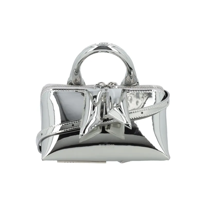 The Attico Polyurethane Handbag Mini Women's Silver-1