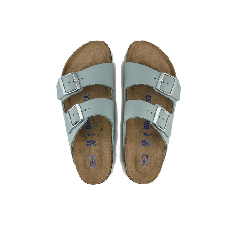 Birkenstock Arizona Soft Footbed Slide Slippers Unisex Blue Regular-1