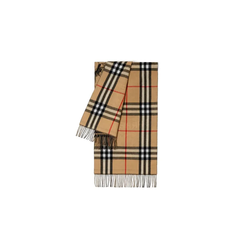 Burberry Check Cashmere Scarf-1
