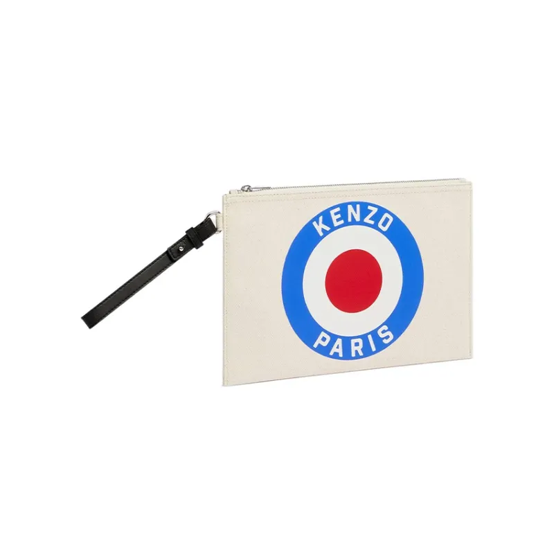 KENZO Target Canvas Clutch Bag-0