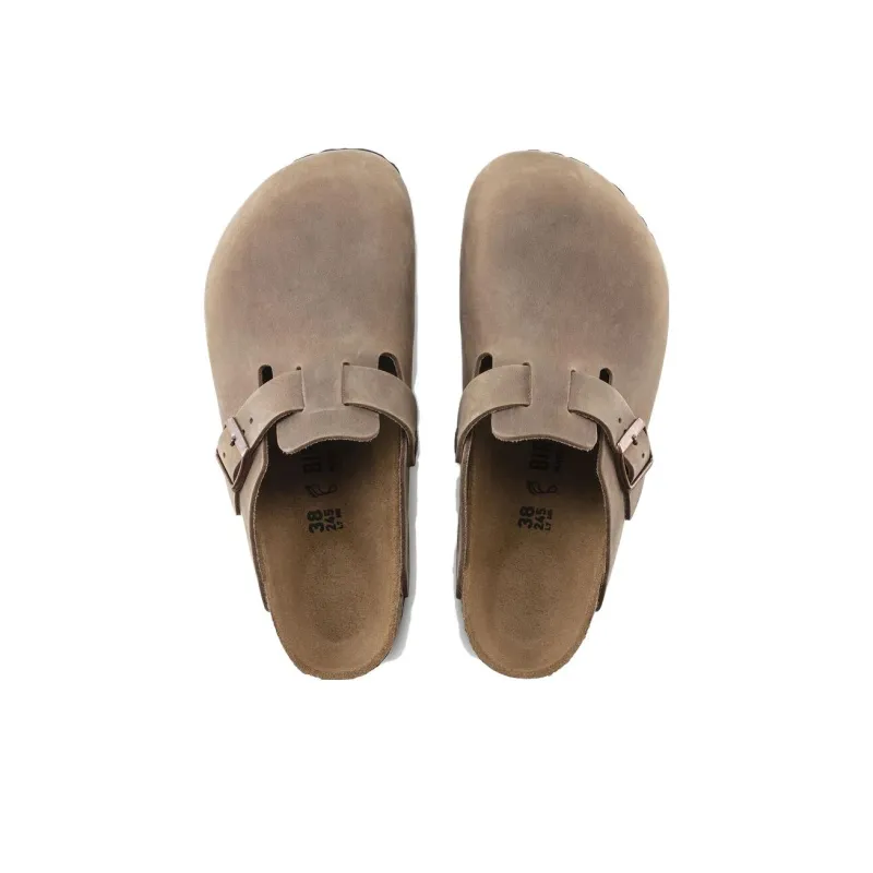 Birkenstock Women's Boston Oiled Leather 'Tobacco Brown'-1