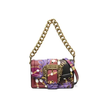 VERSACE JEANS COUTURE Chain Couture Faux leather Crossbody Bag