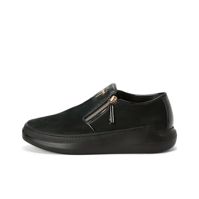 Giuseppe Zanotti Conley Zipped Velvet Sneakers-0