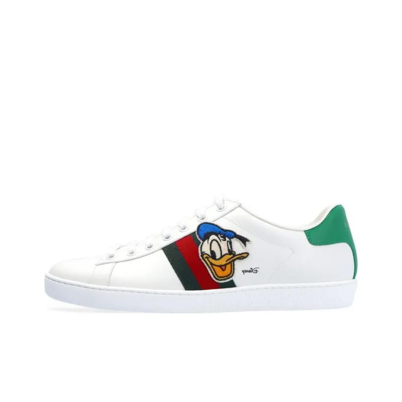 GUCCI X Disney Ace "Donald Duck Patch" Shoes-0
