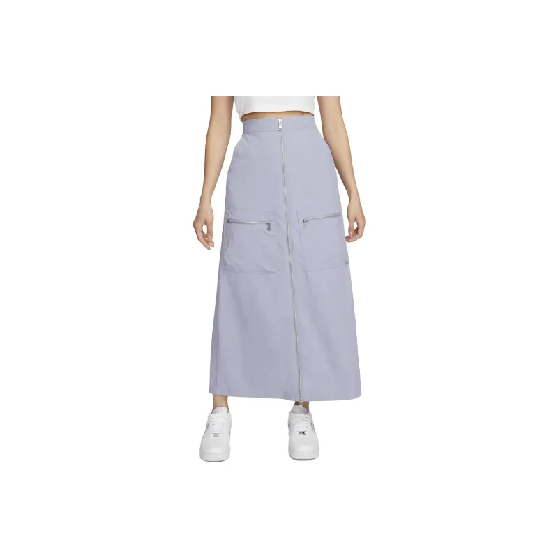 Nike Casual Long Skirts Women's Purple-1