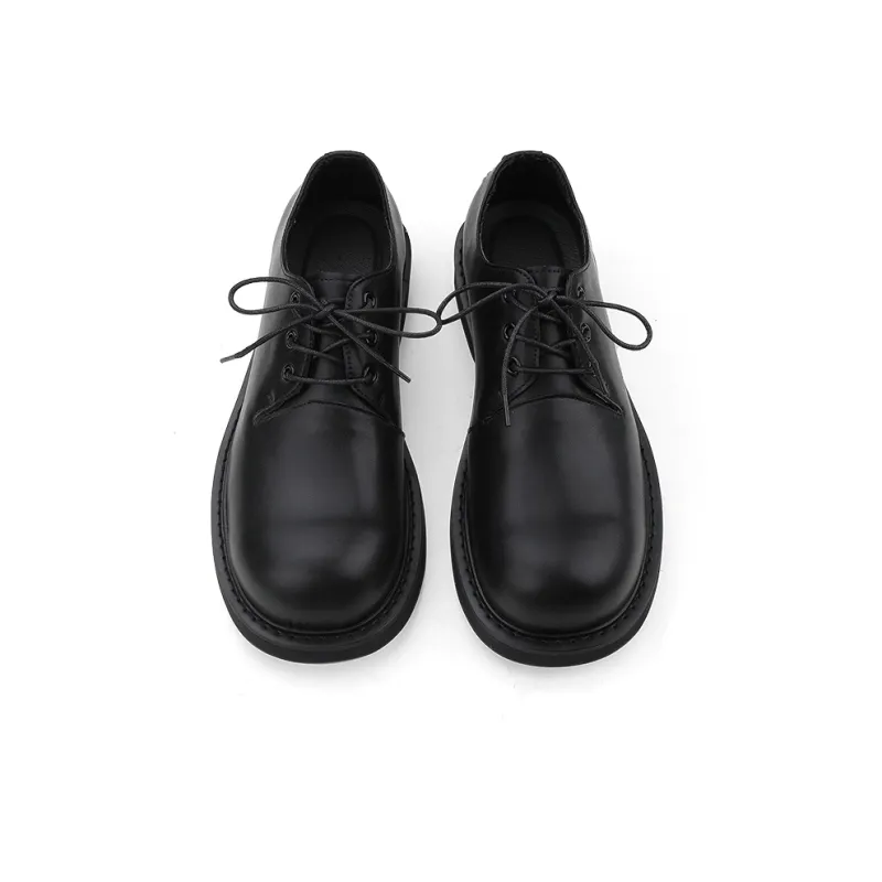 HANQIAORIJI Rakura Series Casual Shoes Unisex Black-3