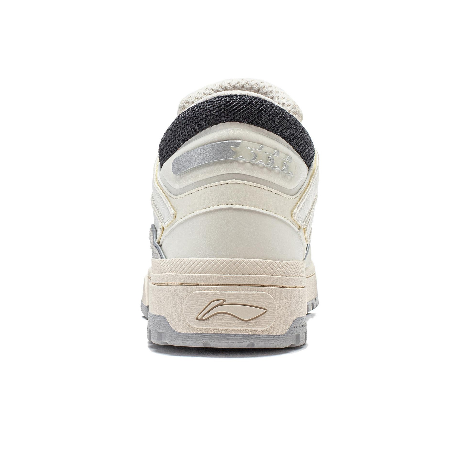 LINING Wave Casual Shoes Men Mid-Top White Gray US M 10