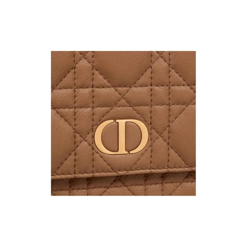 DIOR Soft Cow Leather Shoulder Bag, Crossbody Bag, Handheld Fanny Pack, Handbag Women's Amber-5
