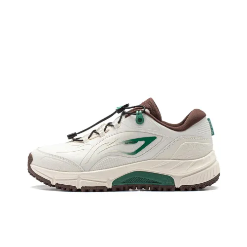 LiNing Yijie Lite V2 Cushioning Anti-Slip And Wear-Resistant Low-Top Running Shoes Ecru