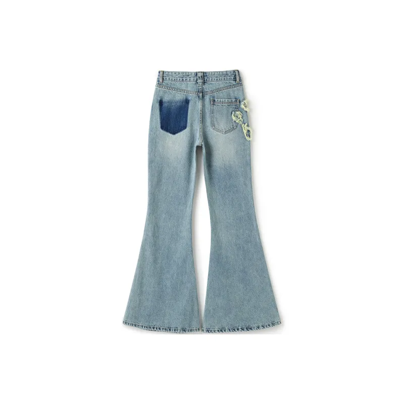 NOTAWEAR Jeans Women's Nostalgic Terracotta Blue-1