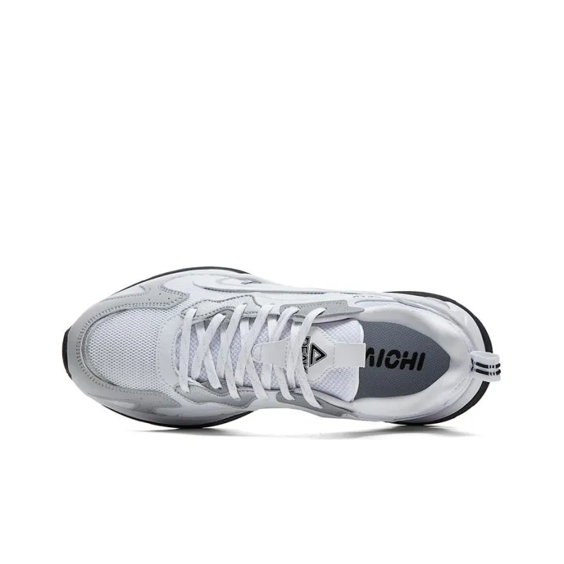 PEAK Taichi Yuanhui 2.0 Anti Slip Wear Resistant Low Top Chunky Sneakers Men's White-1