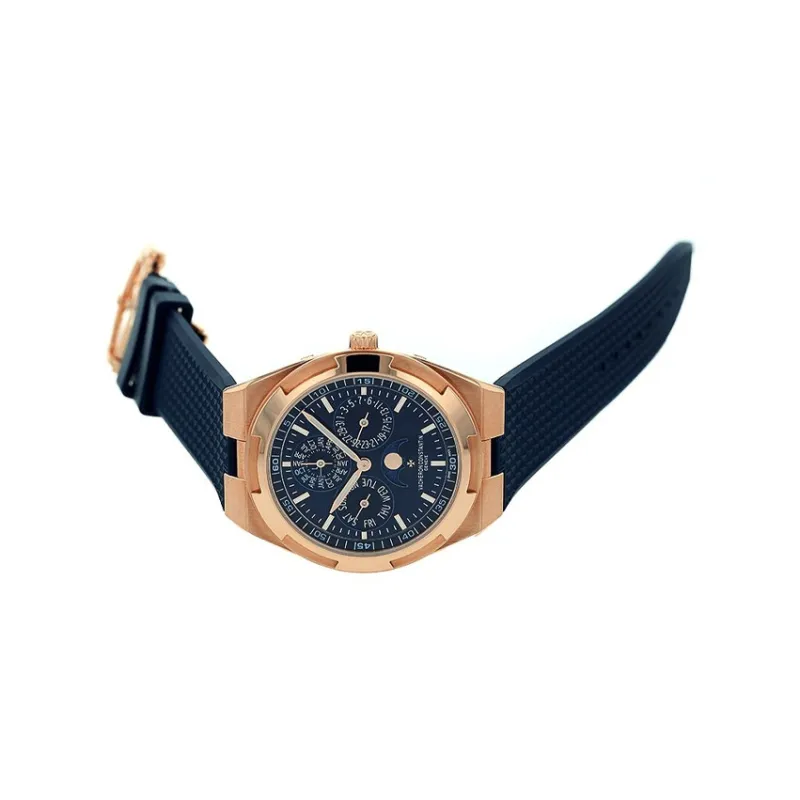VACHERON CONSTANTIN Overseas Collection Automatic Mechanical Movement Men's Watches Watch 41.5mm Blue Dial-3
