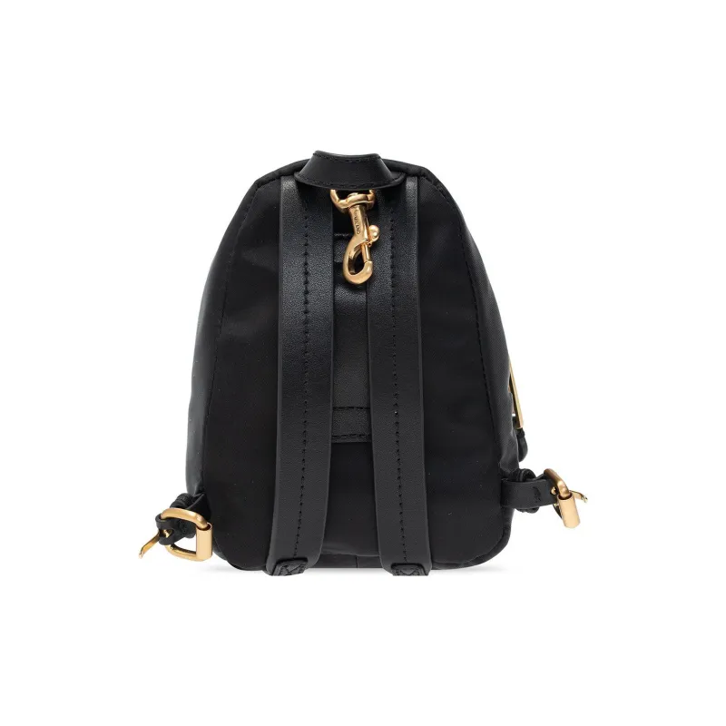 MOSCHINO Nylon Chain Bag Shoulder Bag Mini Women's Black-4