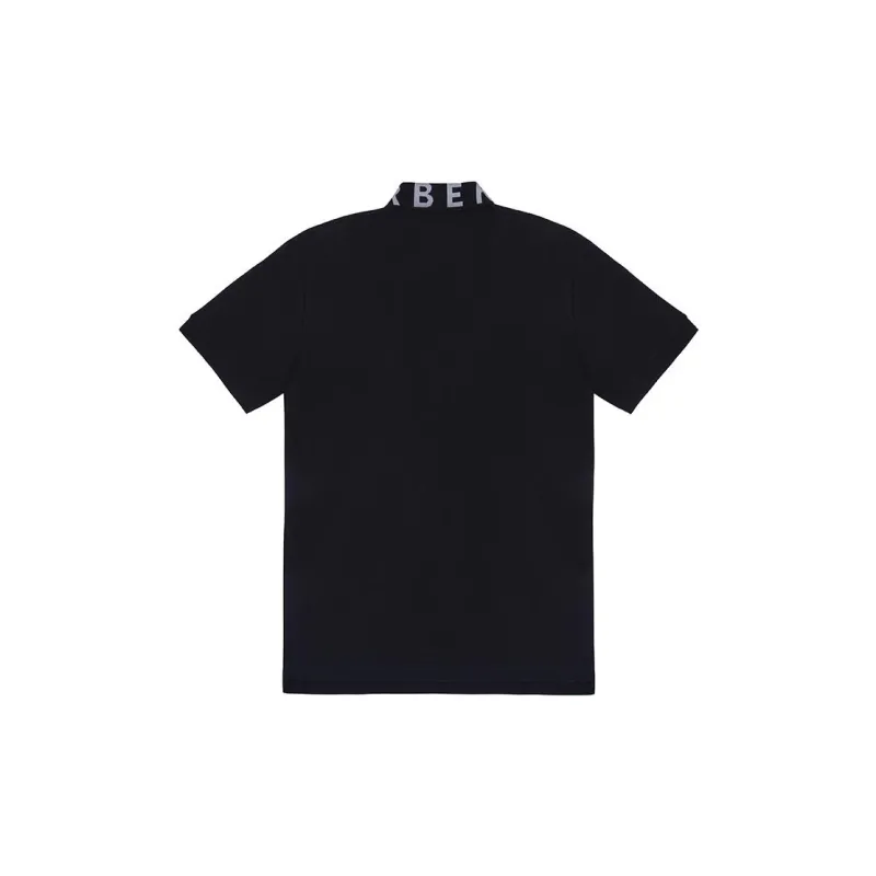 Burberry Men Ryland Collar Logo Polo Black-1