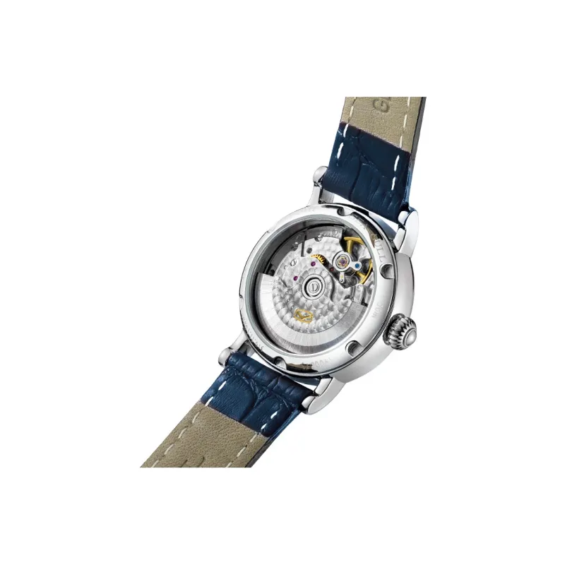 Sea Gull Automatic Mechanical Movement Leather Strap Watch Women's Watch White Dial-2