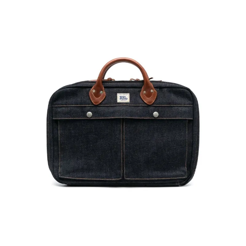 Ralph Lauren RRL Denim Laptop Briefcase-0