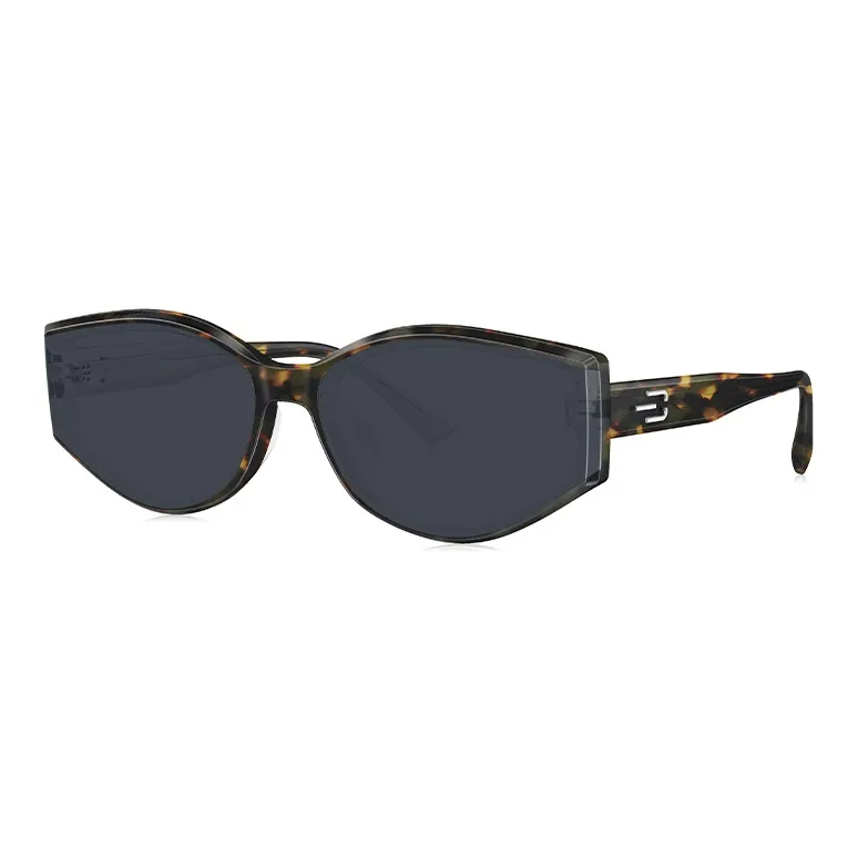 BOLON Plate Frame Irregular Shape Sunglasses Unisex-6
