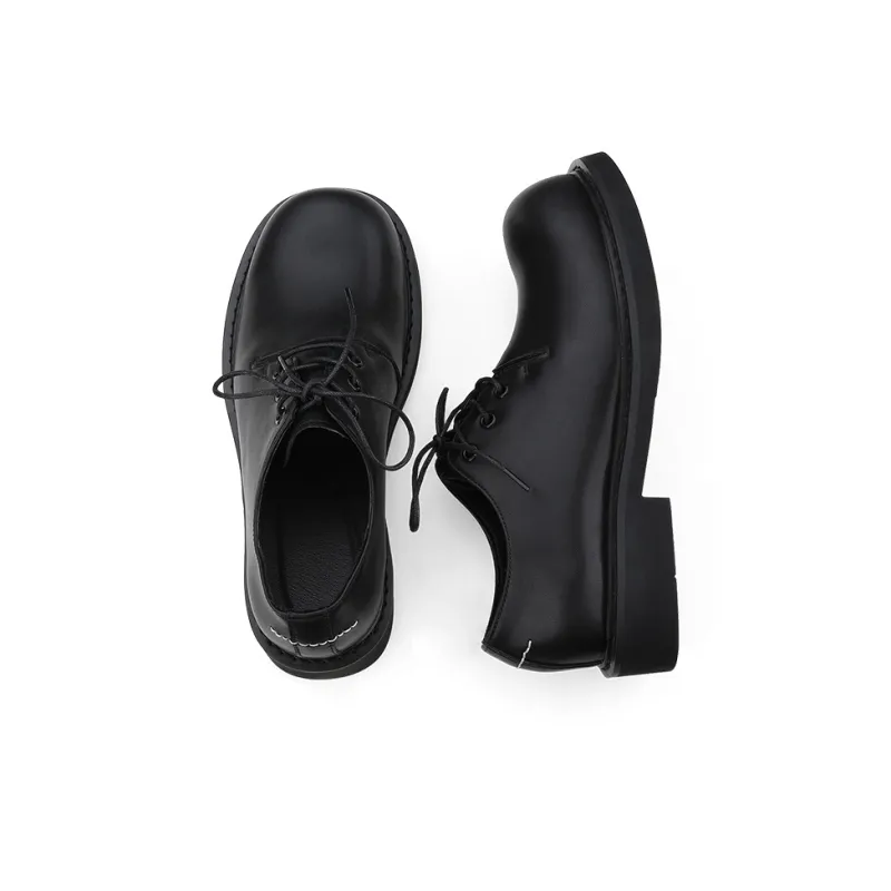 HANQIAORIJI Rakura Series Casual Shoes Unisex Black-2